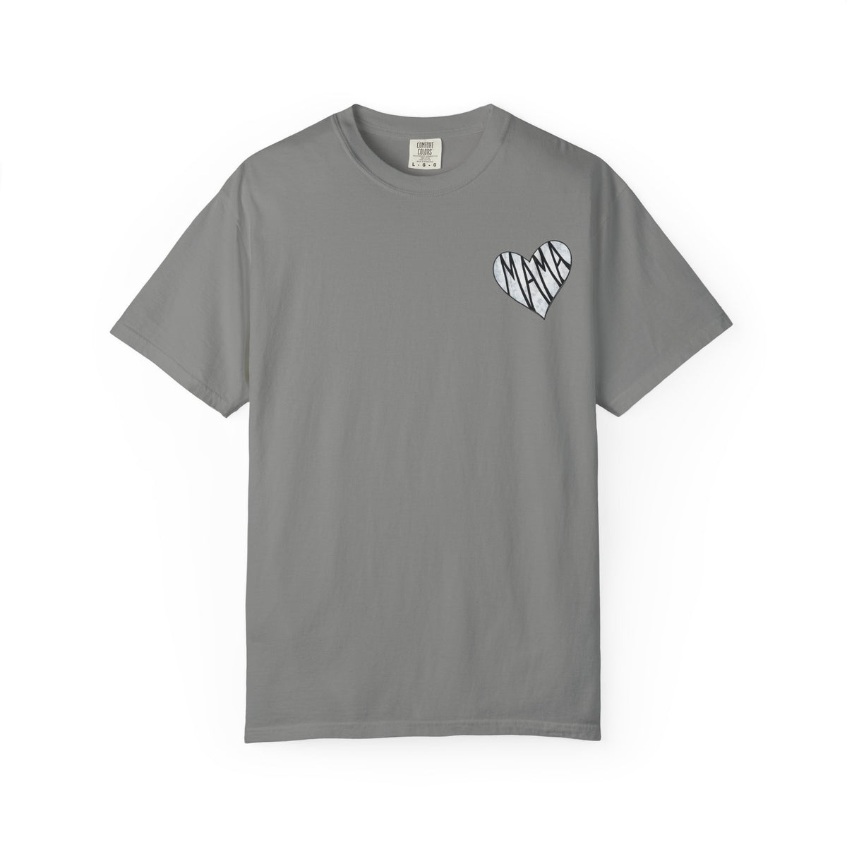 Gray t-shirt with MWD logo on a white background