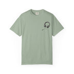 Feel The Rhythm Tshirt  - Distressed Ear Phones Beat Box Graphic Tee