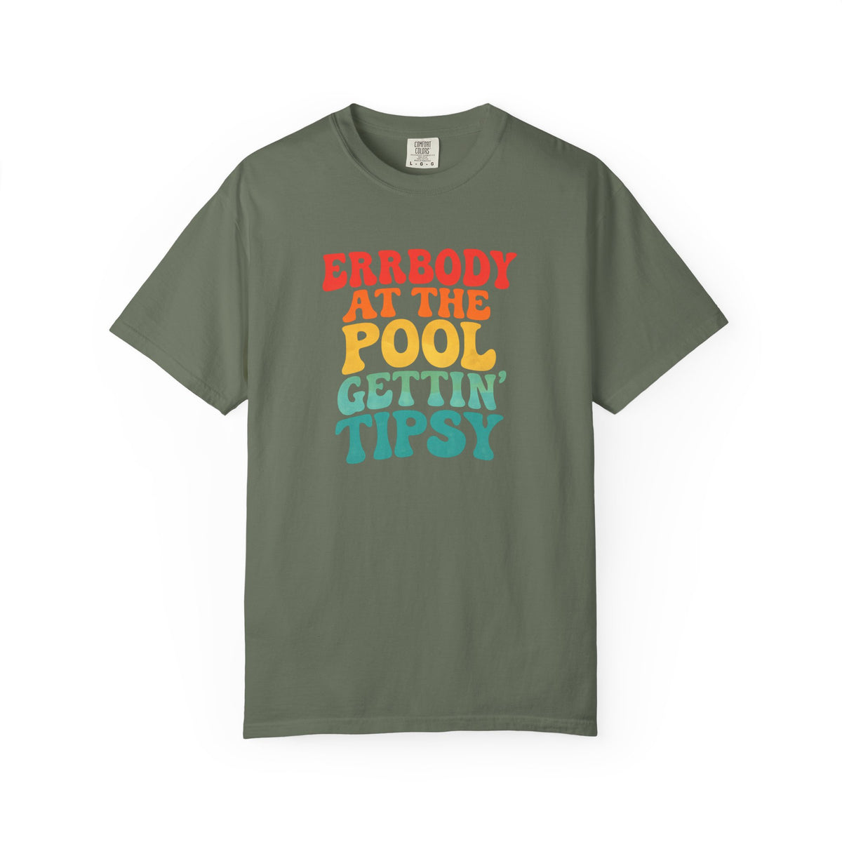 Errbody at the Pool Gettin' Tipsy T-shirt | Summer Pool Party Tee