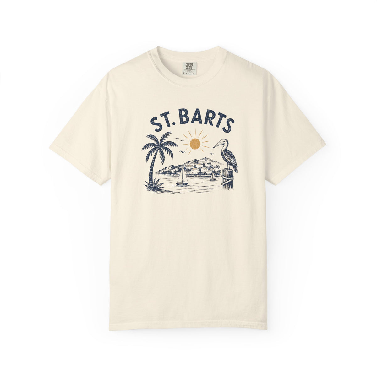 St. Barts Vintage Island T-Shirt — Tropical Beach Graphic Tee