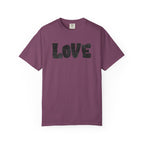 LOVE T-Shirt — Painted Block Letter Graphic Tee