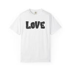 LOVE T-Shirt — Painted Block Letter Graphic Tee
