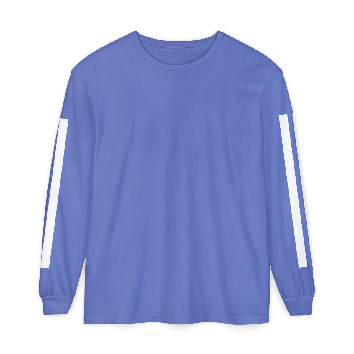 Striped Sleeve T-Shirt — Minimal Stripe Long Sleeve Graphic Tshirt