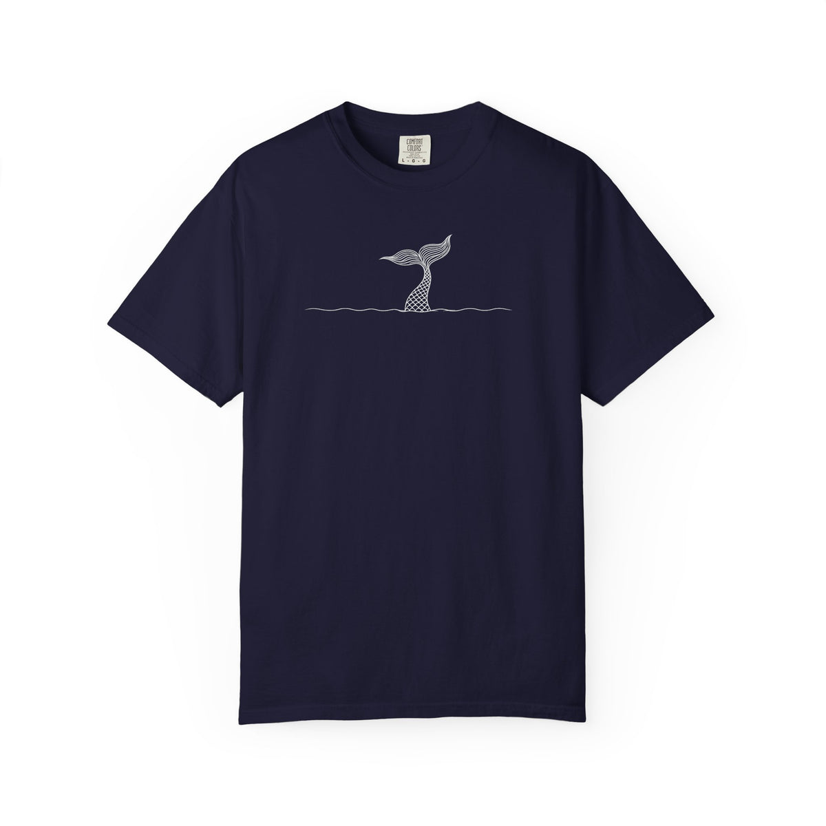 Mermaid Tail T-Shirt — Women Minamalist Graphic Tshirt