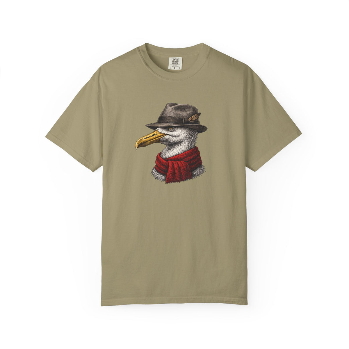 Seagull with Hat T-shirt- Ocean Life Tshirts