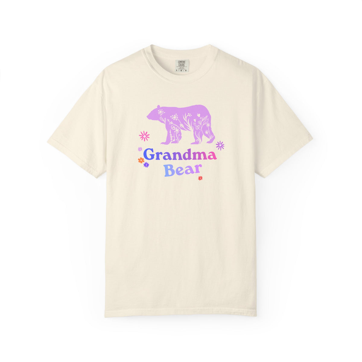 Grandma Bear T-Shirt — Cute Floral Mama Bear Tshirt Gift
