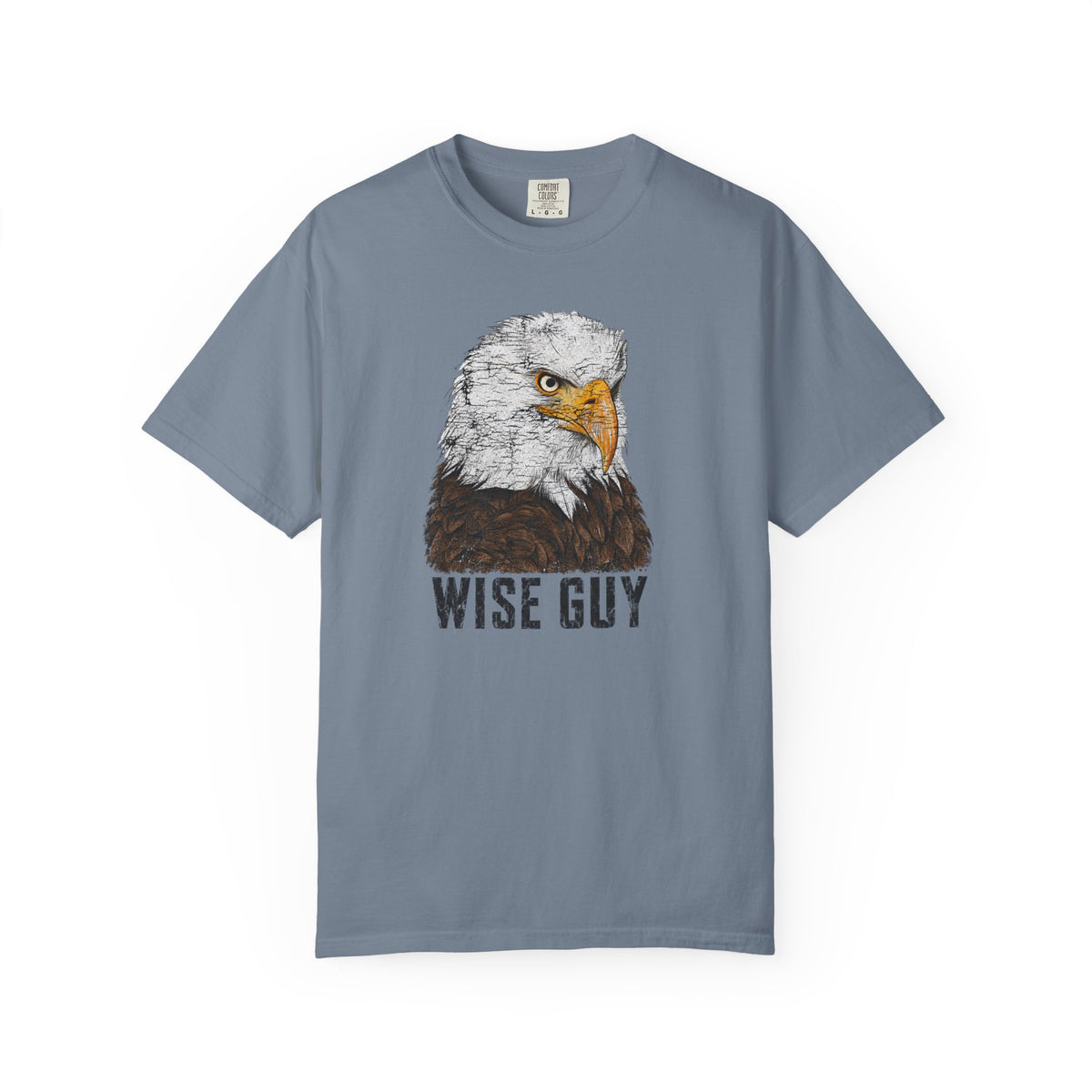 Wise Guy Eagle Tshirt  - Distressed Eagle Graphic Tee