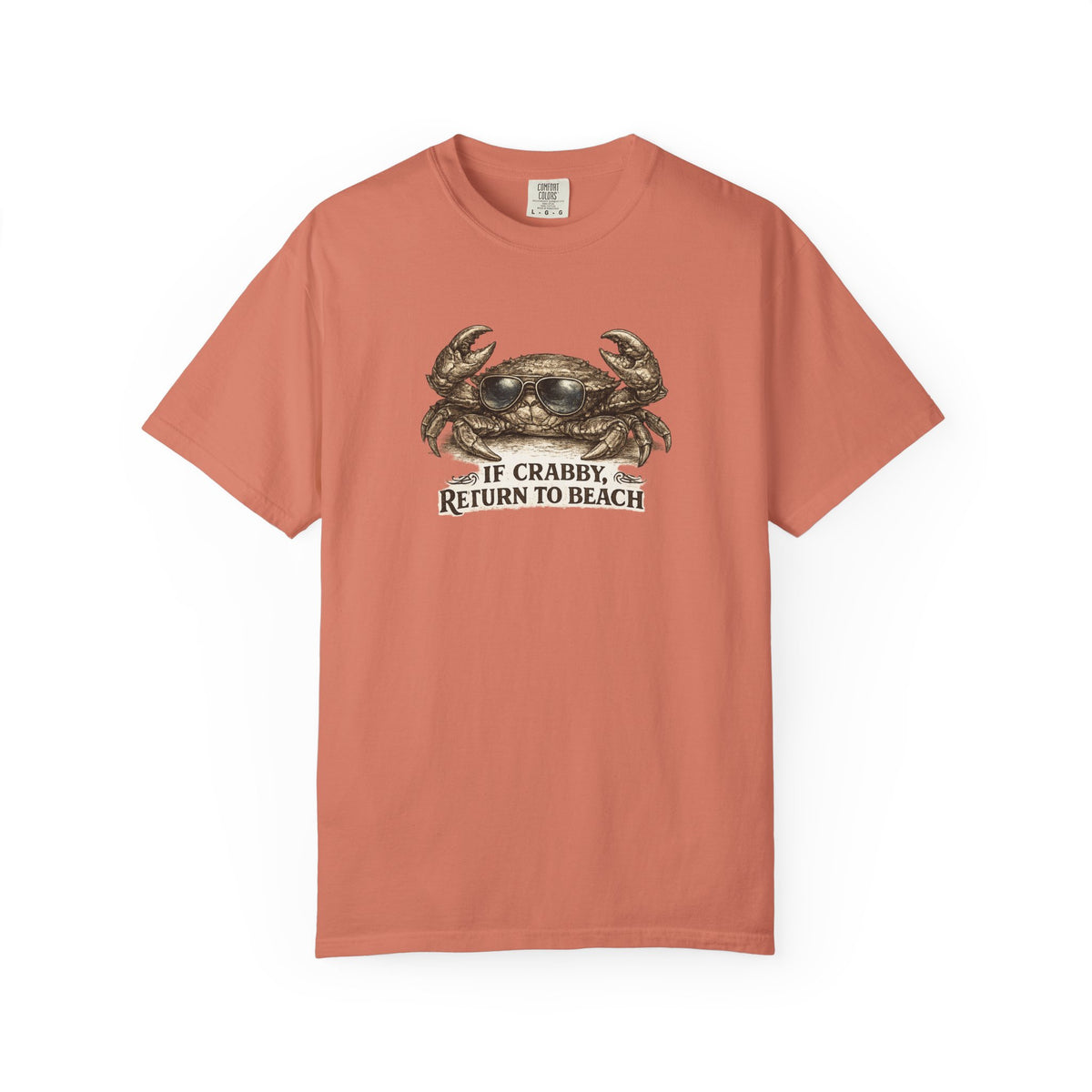 If Crabby Return to Beach T-shirt- Ocean Life tshirt