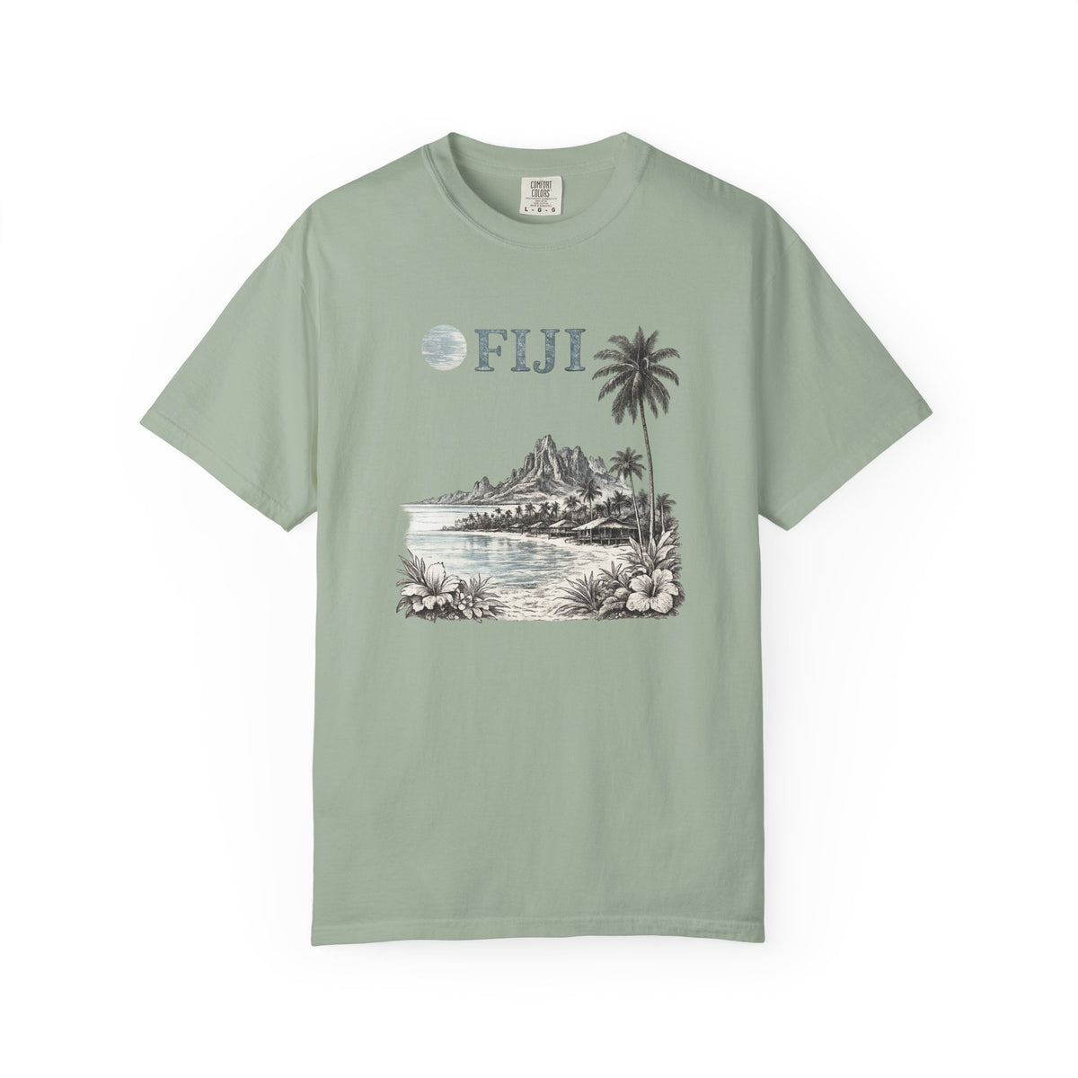 Fiji Vintage Travel T-shirt- Fiji Graphic Tshirt