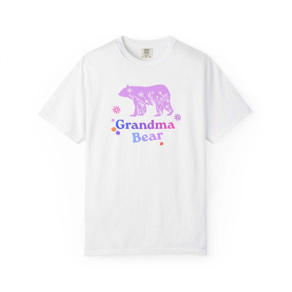 Grandma Bear T-Shirt — Cute Floral Mama Bear Tshirt Gift