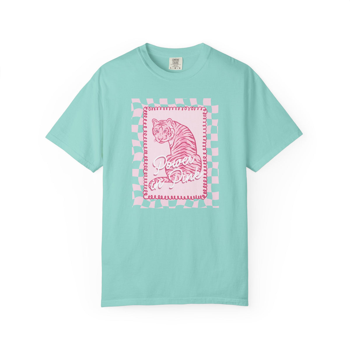 Power in Pink Tiger Tshirt- Cute Tshirts