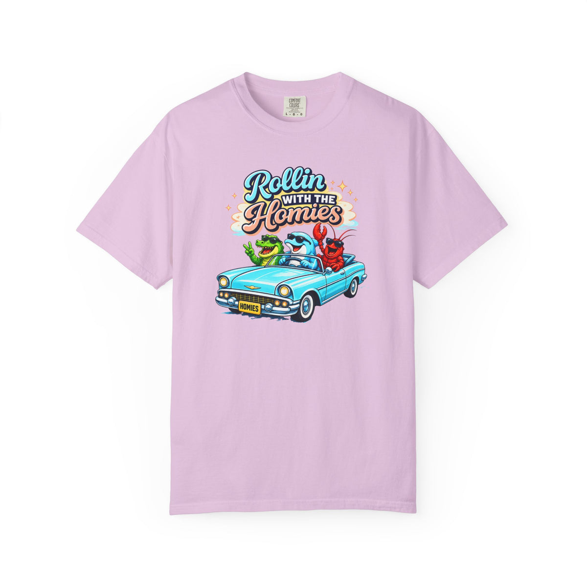 Rollin' With the Homies Retro Cute Graphic Tee