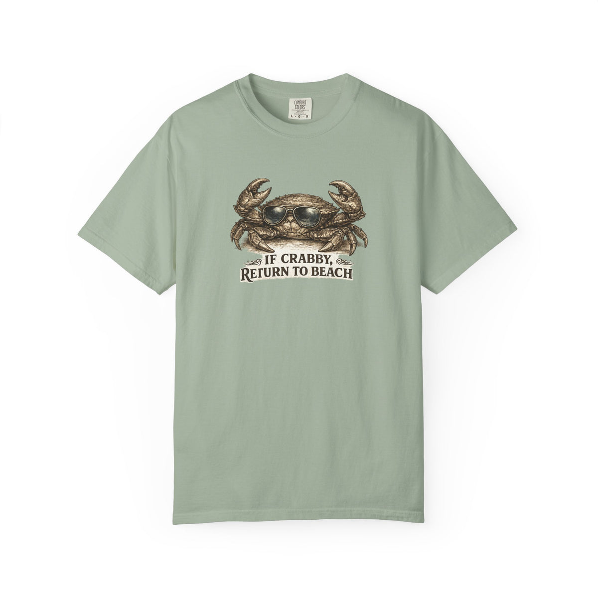 If Crabby Return to Beach T-shirt- Ocean Life tshirt