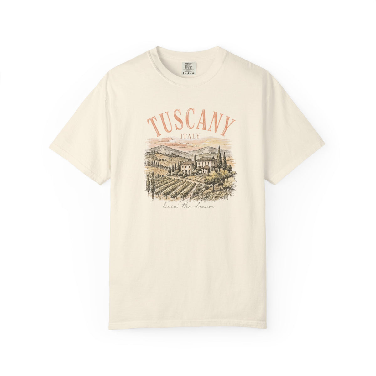 Tuscany Italy Tshirt-  Vintage Graphic Tee