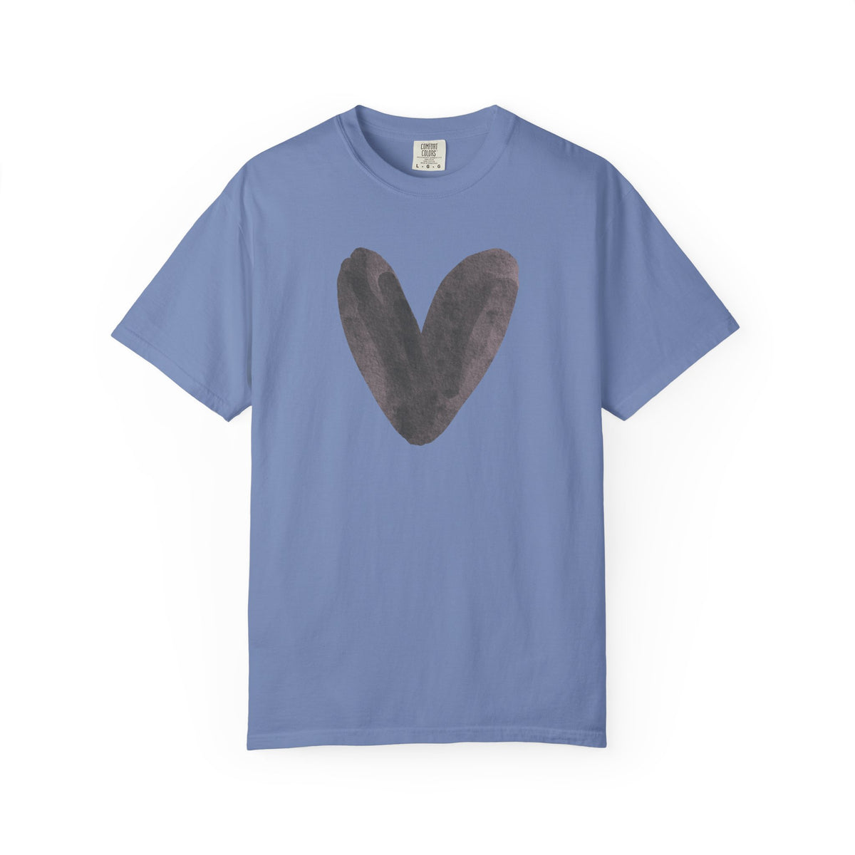 Heart T-Shirt — Minimal Watercolor Heart Tee
