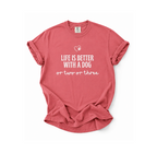 lief is better with a dog tshirt