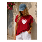 Baseball Heart T-Shirt — Baseball Tee Sports Heart
