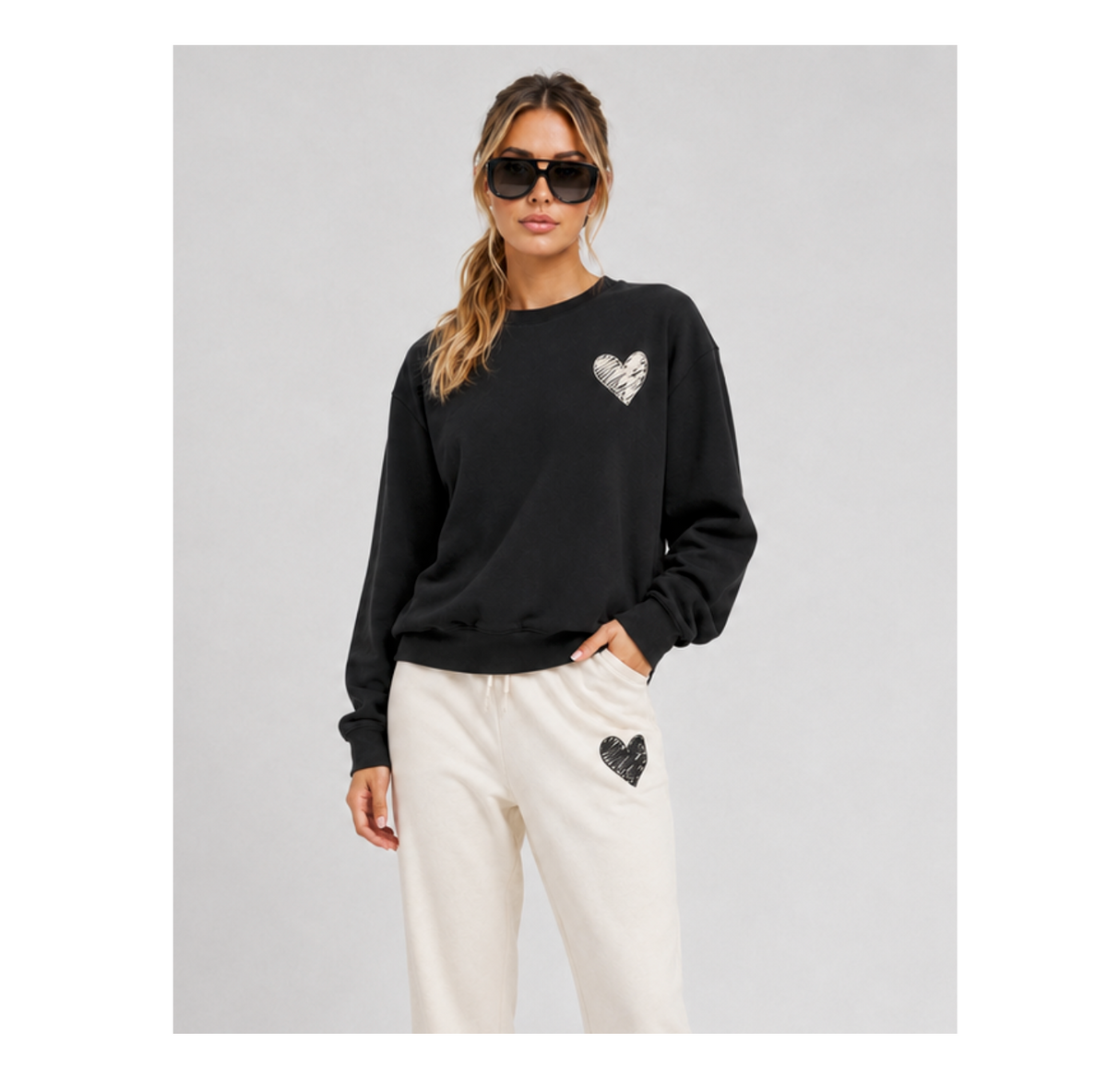 heart sweatshirt