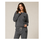 Heart Sweatshirt — Sketched Black Heart Crewneck Sweatshirt- Loungewear