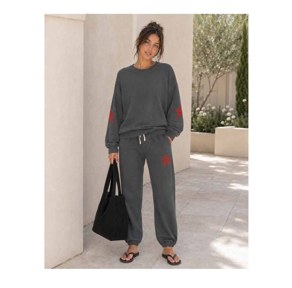 Star Sweatpants - Red Star Joggers - Loungewear